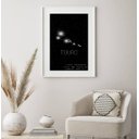 Ver imagem 1 de Quadro Decorativo Constelação Signo Touro - 60x48cm:madeira Preta