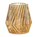 Ver imagem 1 de Porta Vela Vidro Champanhe 9592 Mart