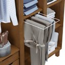 Ver imagem 6 de Conjunto Quarto Brasil Imbuia Guarda-Roupa 4 Portas 3 Gavetas + Guarda-Roupa 3 Portas 3 Gavetas Made