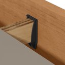 Ver imagem 3 de Cama Casal Loop Amêndoa Clean Tecido Corano Bege Lopas