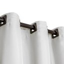 Ver imagem 5 de Cortina Decorativa Corta Luz Blackout com Voil para Janela ou Porta Balcão 3,00M x 1,80M Branco