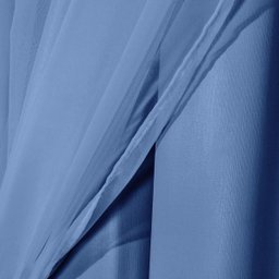 Cortina Decorativa Corta Luz Blackout com Voil para Janela ou Porta Balcão 3,00M x 1,80M Azul - 3