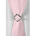 Ver imagem 2 de Cortina Sala ou Quarto 6,00mX2,80m Com Forro e Tecido Voil Rosa Com Fivelas Para Varão Simples