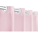 Ver imagem 3 de Cortina Sala ou Quarto 6,00mX2,80m Com Forro e Tecido Voil Rosa Com Fivelas Para Varão Simples