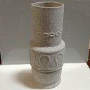 Ver imagem 2 de Vaso Decorativo Enfeite Casa Cerâmica 34x16x16cm Cinza
