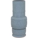 Ver imagem 1 de Vaso Decorativo Enfeite Casa Cerâmica 34x16x16cm Cinza
