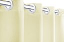 Ver imagem 4 de Cortina Para Sala ou Quarto 2,80m X 1,80m Com Forro Em Tecido Microfibra e Voil Palha Com Ilhós