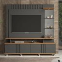Ver imagem 1 de Home Rack com Painel para Tv Até55 Polegadas Chumbo/savana Copacabana Permobili