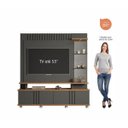 Ver imagem 4 de Home Rack com Painel para Tv Até55 Polegadas Chumbo/savana Copacabana Permobili
