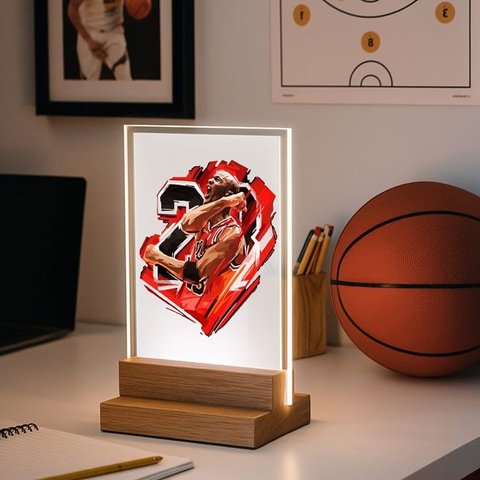 Abajur e Luminária - Basquete - Nba - Michael Jordan