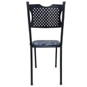 Ver imagem 7 de Kit 3 Cadeira para Cozinha Mc Tubular Almofadada Estrutura Preta com Assento Floral Medcombo