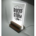 Ver imagem 2 de Abajur e Luminária de Led e Acrilíco - Rock - Riders On The Storm
