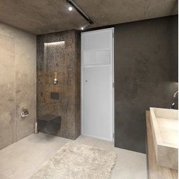 Porta para Sauna a Vapor de Alumínio Branco 0,70 X 1,99m - Sodramar - 2