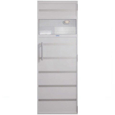 Porta para Sauna a Vapor de Alumínio Branco 0,70 X 1,99m - Sodramar