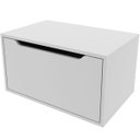 Ver imagem 1 de Gabinete de Banheiro 60 cm com 1 Porta Basculante Branco
