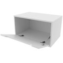 Ver imagem 2 de Gabinete de Banheiro 60 cm com 1 Porta Basculante Branco
