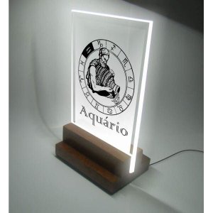 Abajur e Luminária Signos - Aquário