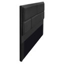Ver imagem 3 de Cabeceira King Brick P02 195 cm Para Cama Box Suede Preto