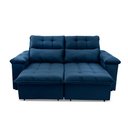 Ver mais imagens de Sofá Retrátil Reclinável Verona 2,00m Suede Velut Molas Ensacadas - King House