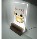 Ver imagem 1 de Abajur e Luminária Infantil Pet - Gatinho Curioso