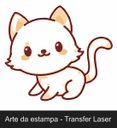 Ver imagem 2 de Abajur e Luminária Infantil Pet - Gatinho Esperto