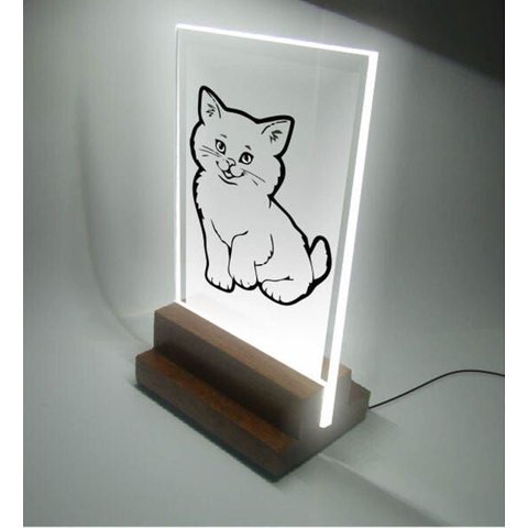 Abajur e Luminária Infantil Pet - Gatinha