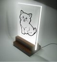 Ver imagem 1 de Abajur e Luminária Infantil Pet - Gatinha