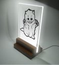 Ver imagem 1 de Abajur e Luminária Infantil Pet - Gatinho Fofinho