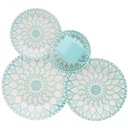 Ver imagem 2 de Kit Pratos Rasos Fundos e Sobremesa Donna Mandala Oxford Cerâmica 24 Peças
