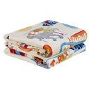 Ver imagem 1 de Cobertor Fantasy Solteiro Infantil Mantinha Flannel Estampada - Dinossauro