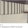 Home Rack com Painel para TV Até55 Polegadas Off White/Savana Copacabana Permobili - 2
