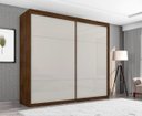 Ver imagem 5 de Guarda-Roupa Roupeiro Asteca Duas Portas de Correr Malbec Off-White