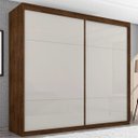 Ver imagem 1 de Guarda-Roupa Roupeiro Asteca Duas Portas de Correr Malbec Off-White