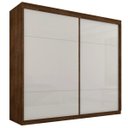 Ver imagem 2 de Guarda-Roupa Roupeiro Asteca Duas Portas de Correr Malbec Off-White
