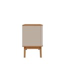 Ver imagem 5 de Mesa de Cabeceira Vicenza 2 Gavetas Off White/Cedro