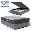Ver imagem 4 de Cama Box Baú com Colchão de Espuma D60 Double Face Guarda Costas Comfort Force Probel Casal 138cm