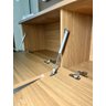 Tb339 Painel Curvo 178cm C/ Rack Curvo Tela Sintet 180cm C /2 Portas Bas - Off White/freijó Moveis D - 4