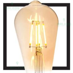 Lâmpada Bulbo Filamento Vintage Led St64 4w 3000k Aaatop - 3