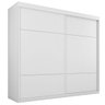 Guarda-Roupa Roupeiro Asteca Duas Portas de Correr Branco - 2