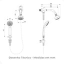 Ver imagem 3 de Chuveiro 80mm com Desviador Smart B5015cmcrb Cromado Celite