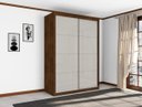 Ver imagem 5 de Guarda-Roupa Roupeiro Trevor Solteiro Duas Portas Correr Malbec Off-White