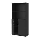 Ver imagem 1 de Armário Gran Aurora 2 Portas 3 Prateleiras Preto