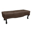 Ver imagem 2 de Cabeceira Cama Box King 195cm e Recamier Vicenza Veludo Marrom S04 - D'Rossi