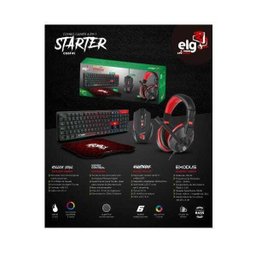 Combo Gamer 4 em 1 Headset + Mouse + Teclado + Mouse Pad Starter – Cgst41 - 7