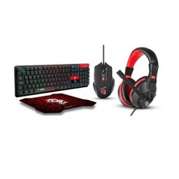Combo Gamer 4 em 1 Headset + Mouse + Teclado + Mouse Pad Starter – Cgst41 - 1