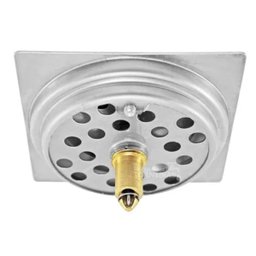 Ralo Click Up Inteligente Para Chão Em Inox Quadrado 100 mm 10x10 Cm - 4