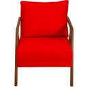 Ver imagem 3 de Kit 2 Poltrona Decorativa para Sala Recepção Consultório Reforçada em Madeira Maciça Shine Suede