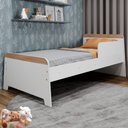 Ver imagem 1 de Cama Infantil Lorenza Branco - Movelbras