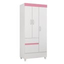 Ver imagem 4 de Cômoda Astral e Guarda Roupa Solteiro Wind Branco Flex - Demóbile