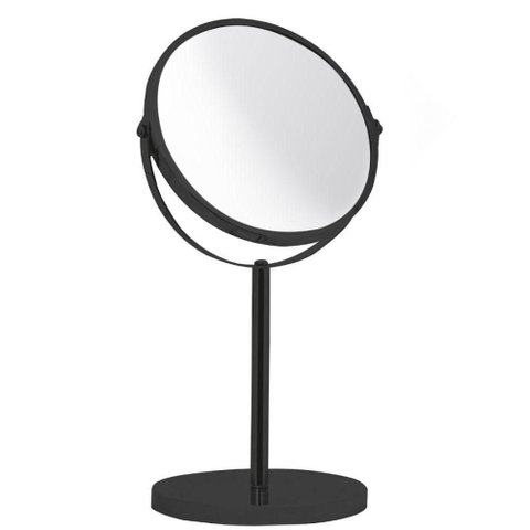 Espelho de Aumento com Base Ônix 35x18 Cm - Mimo Style - Bh20237